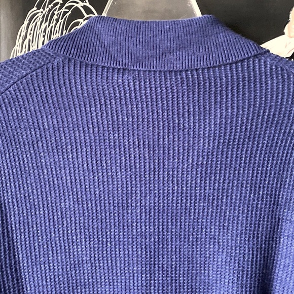 Brooks Brothers XXL Navy, Waffle Pullover - Picture 9 of 13